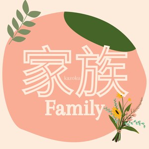 Japanese characters and English wall art - digital art - printable