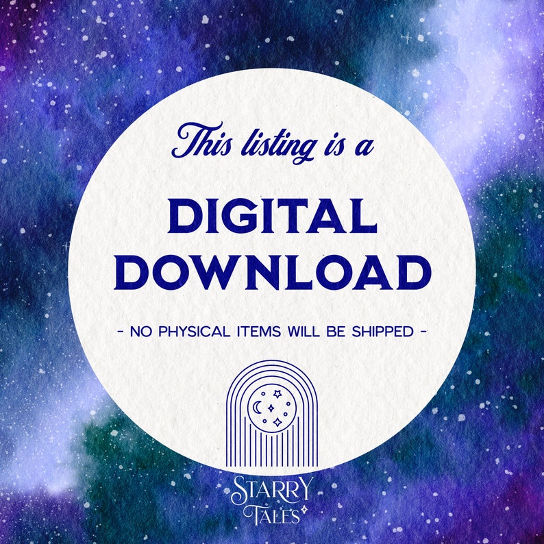 Custom Astrology Birth Chart Downloadable Prints Personalized Etsy