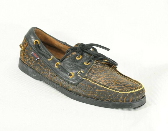 leopard print deck shoes