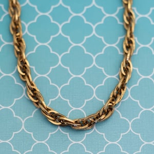 Vintage Rope Style Chain Choker Necklace 16 inch by Park Lane - R23