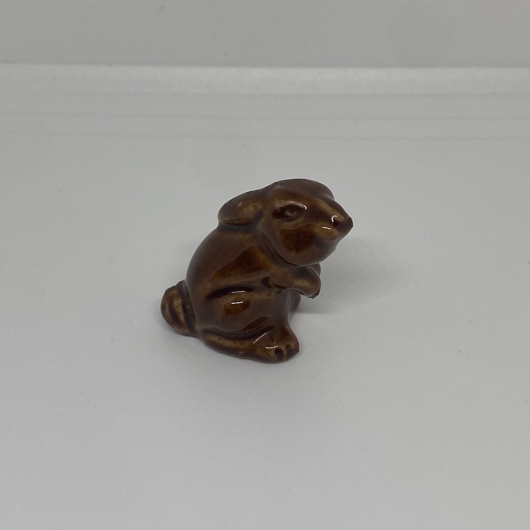 Wade Bunny Rabbit England Miniature Figurine Whimsical Collectible - Etsy