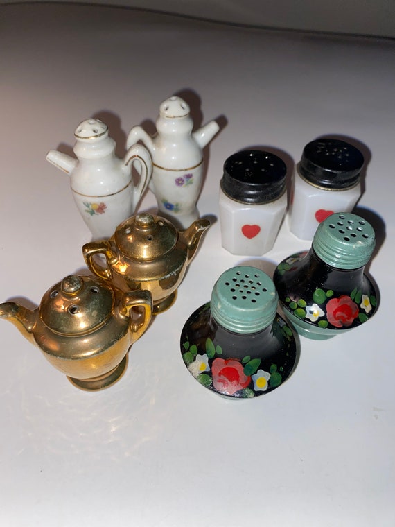 Vintage Salt and Peppers Shaker Sets Choice of One Set Etsy