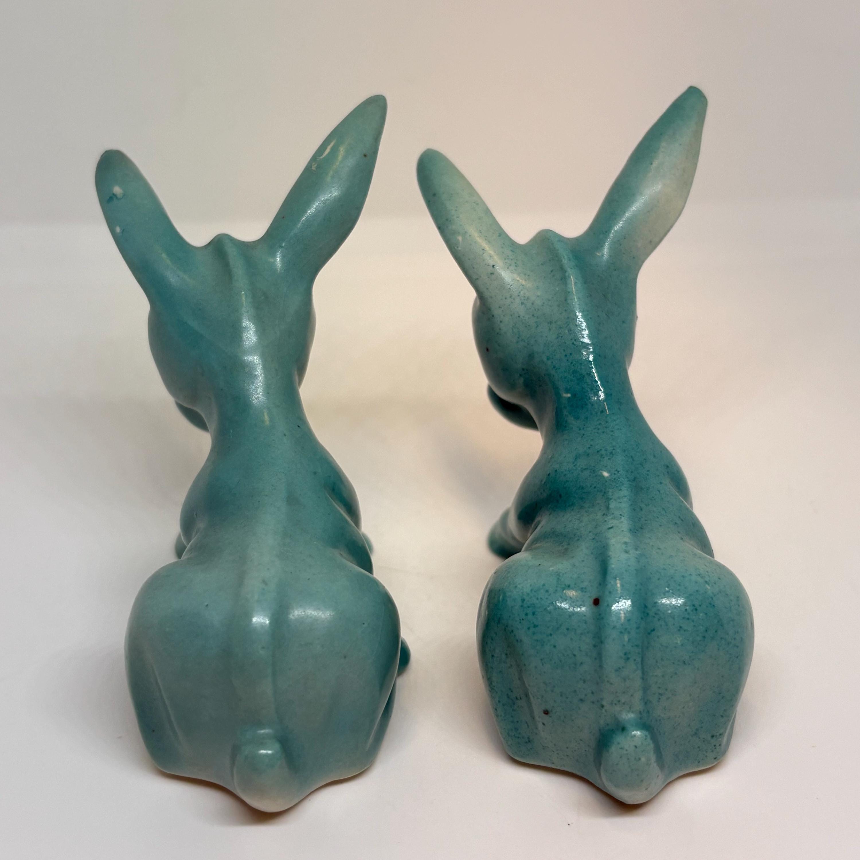 ヴィンテージ ロバ フローラル ソルト＆ペッパー シェーカー セット 