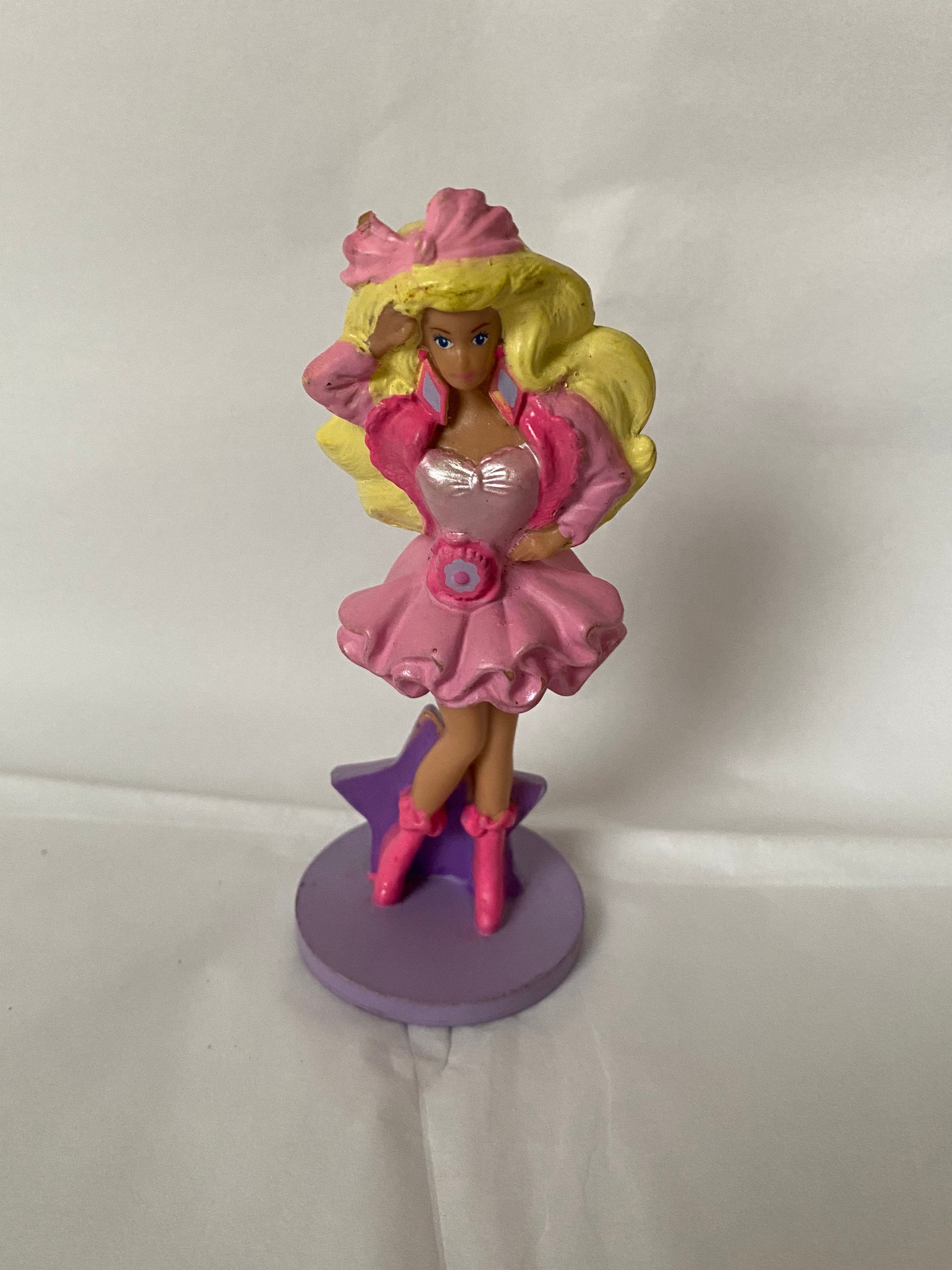 Vintage Barbie Mcdonald Happy Meal Doll Figurine 1991 Barbie on a Star Etsy