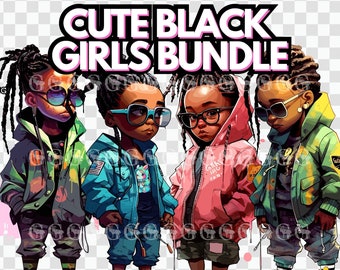 Black Girl Magic PNG Bundle, Black girl png, boss lady svg, black lives matter, cool black girls