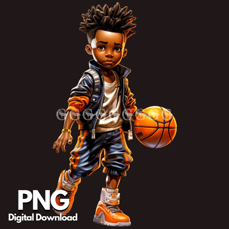 Basketball Boys PNG Bundle Black Basket Boys Cool Boys Etsy