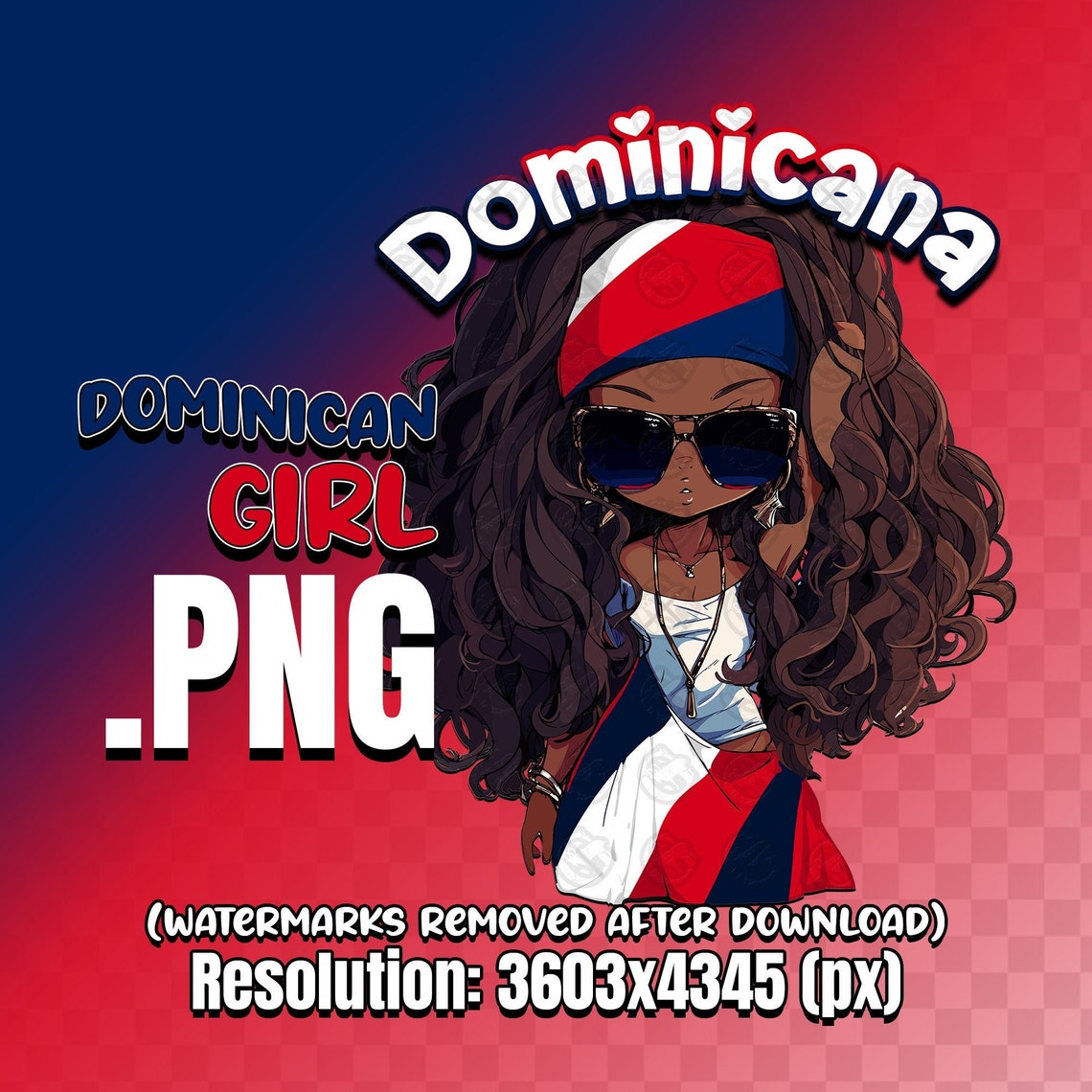 Beautiful Dominican Girl, Dominican Republic Girl Tshirt Sticker ...