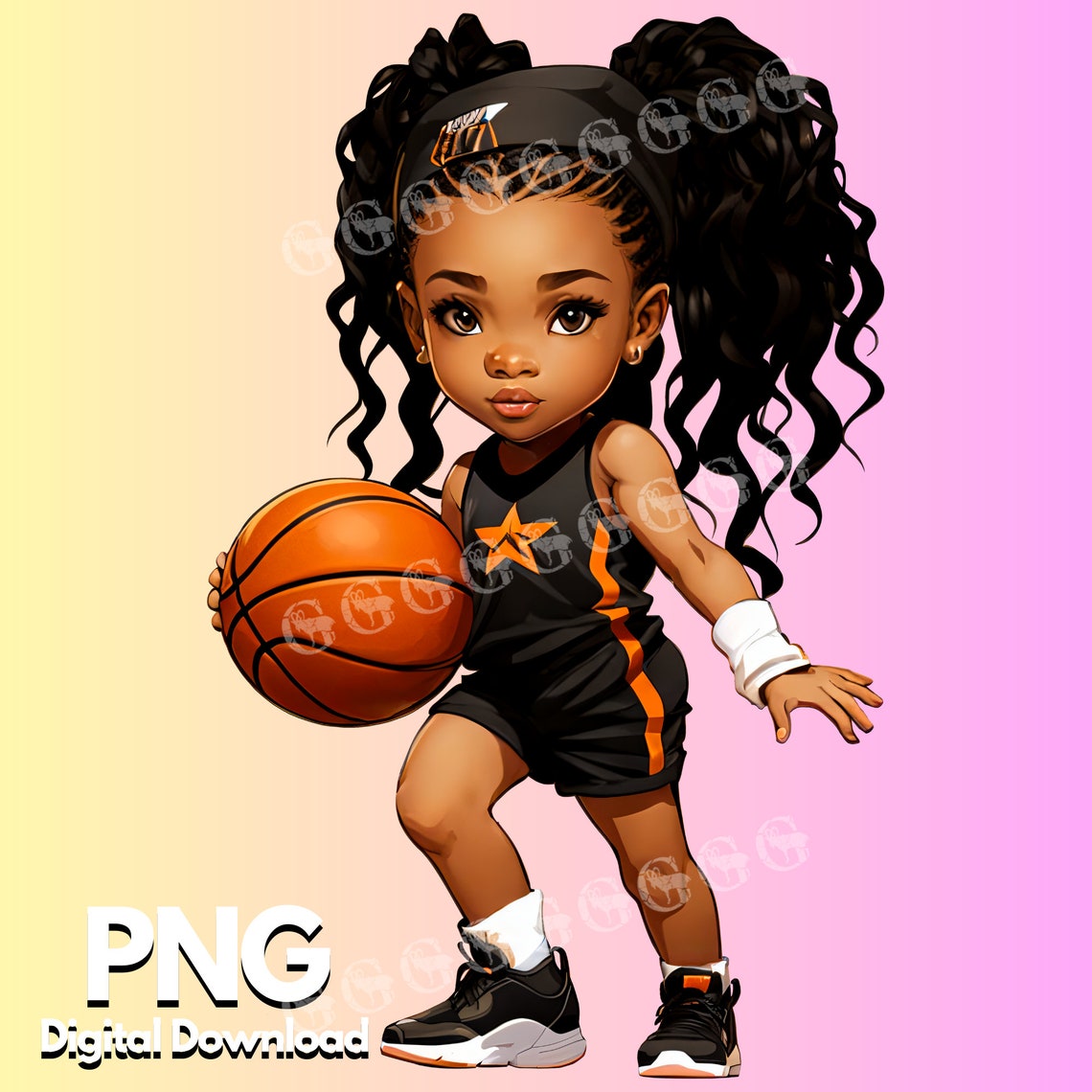 Cute Basketball Girls PNG Bundle Little League Girl - Etsy