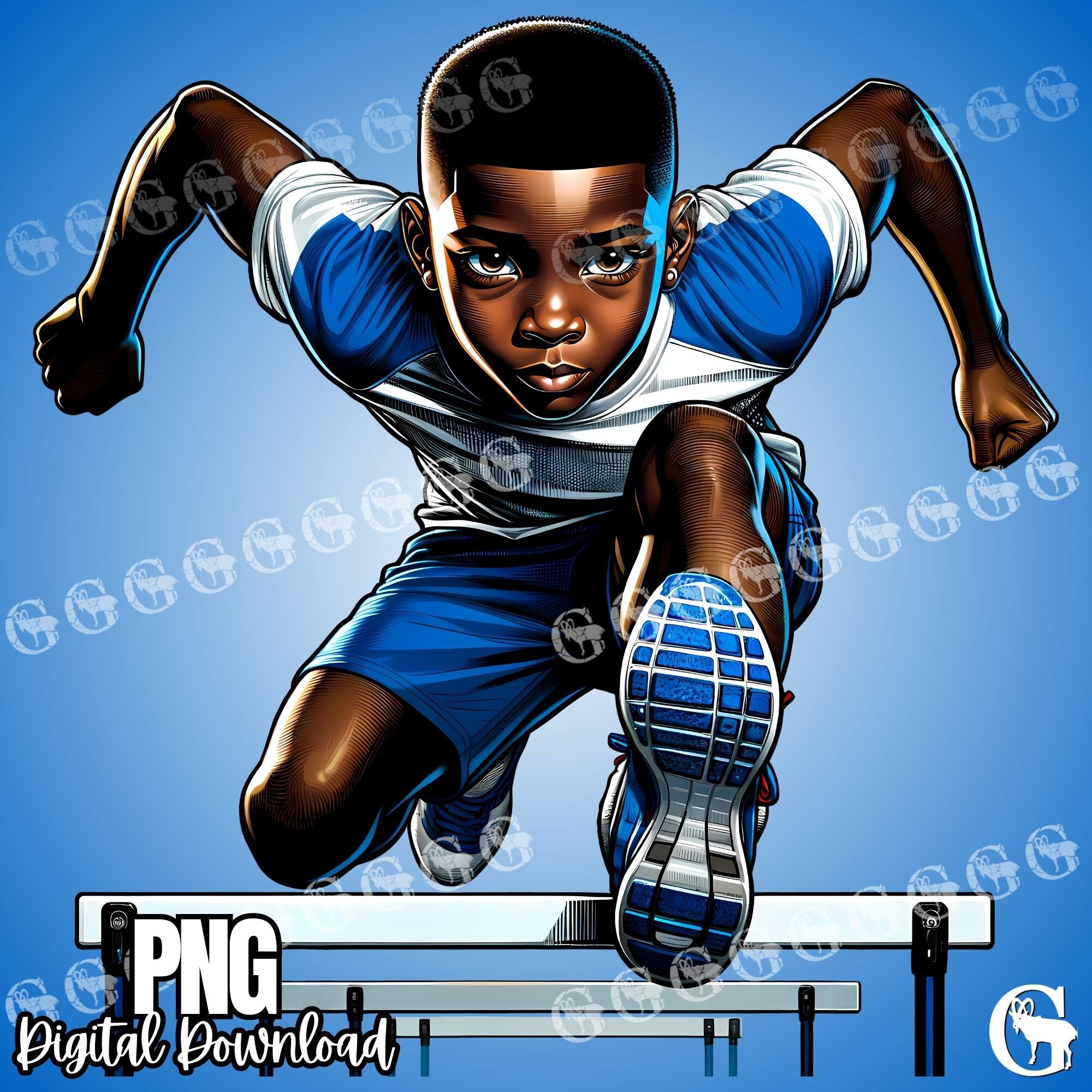 Track and Field Boys (multi-racial) PNG Bundle, Track Png, Track Boy ...