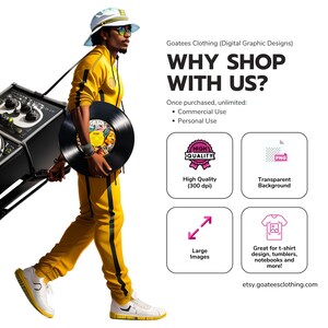 Puede incluir: Una tienda de dise&ntilde;o gr&aacute;fico digital llamada Goatees Clothing ofrece im&aacute;genes de alta calidad, de uso ilimitado, con fondos transparentes. Las im&aacute;genes son ideales para dise&ntilde;os de camisetas, vasos, cuadernos y m&aacute;s. El sitio web de la tienda es etsy.goateesclothing.com.