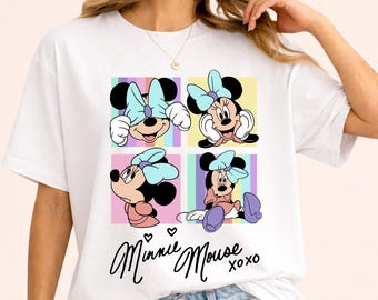 Minnie Mouse Disney Shirt, Disneyland Minnie T-shirt for Kids, Disneyworld Crewneck Sweatshirt