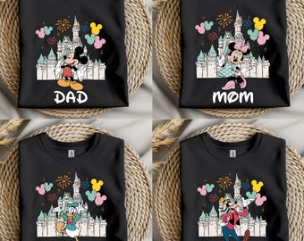 Custom Disneyland Shirt, Personalized Disney Family Matching T-shirts, Disney Crewneck Sweatshirt
