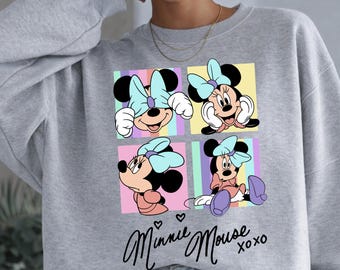 Minnie Mouse Disney Sweatshirt, Disneyland Minnie T-shirt, Disneyworld Outfit