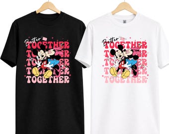 Disneyland Couple Shirts, Mickey Mouse T-shirt, Minnie Mouse Tee, Disney Sweatshirt