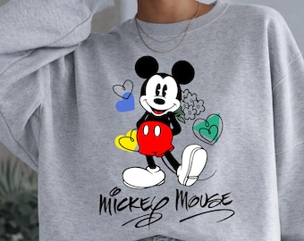 Mickey Mouse Sweatshirt, Disney Mickey Family T-shirts