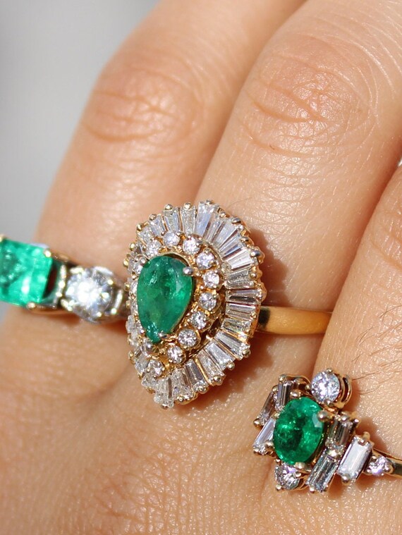 Queen Emerald Ring-Dant 2 in 1 - image 1