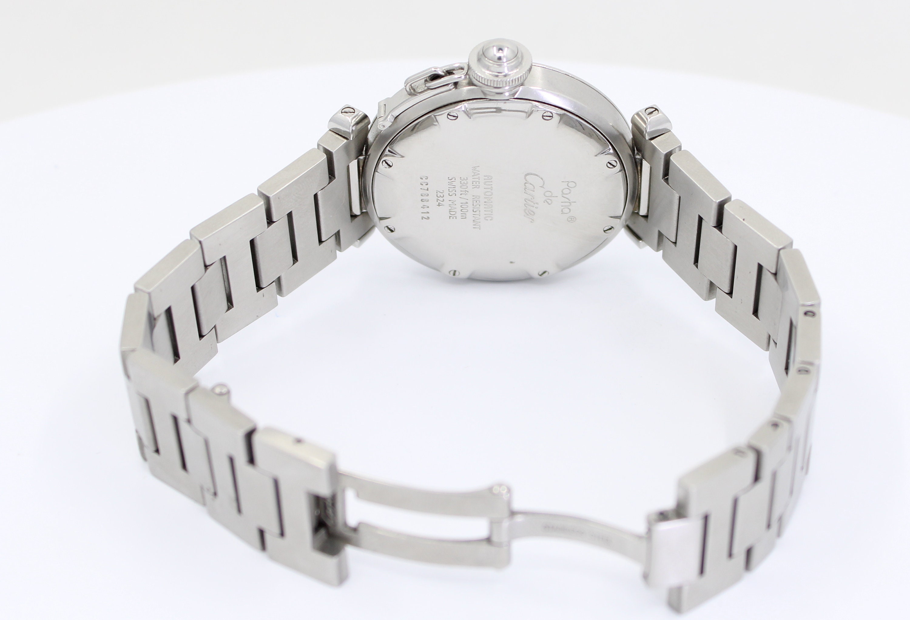 Pasha de cartier automatic water resistant 330ft 100m hot sale