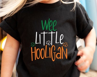 Wee Little Hooligan St. Patrick's Day Toddler Raglan