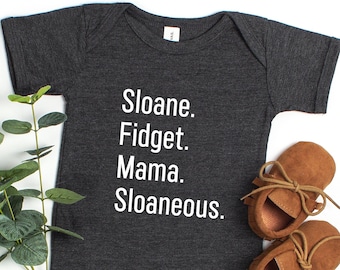 Custom Nickname Baby Onesie: Personalized Toddler Shirt