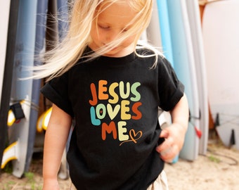 Jesus Loves Me Toddler Shirt: Christian Kids Tee