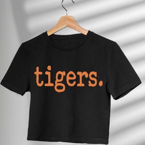 Tigers Mascot PNG Shirt Design - Distressed Team Spirit T Shirt Design -Vintage Typewriter School Sports PNG Shirt Design - Digital Download