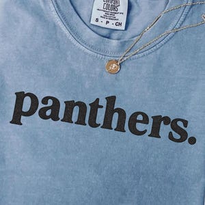 Panthers Mascot PNG Shirt Design - Retro Distressed Sports T Shirt Design - School Team Spirit Sublimation - PNG Design Digital Download