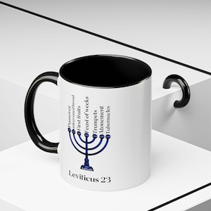 Festdagsmugg | Tredje Moseboken 23 muggar | Helig sammankomst | Pesach-kopp | Trosbaserad dricksglas | Bibliska festmuggar, bestämda tider |