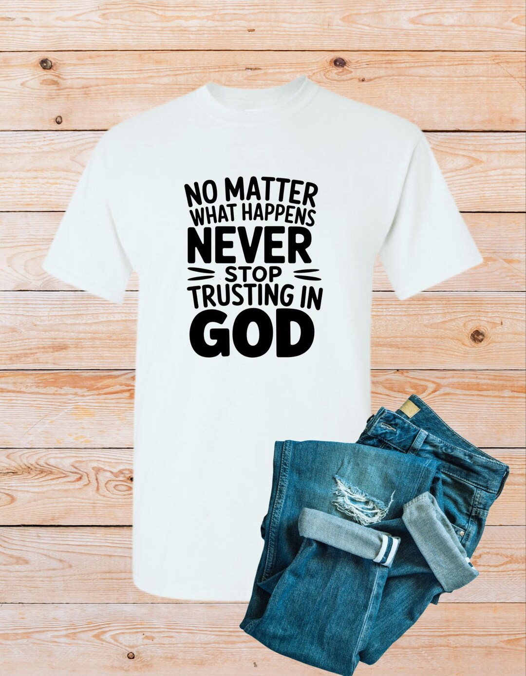 Trust in GOD Shirt, Inspirational Gifts, Faithbased Apparel