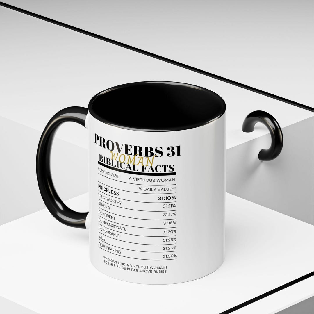 Proverbs 31 Woman Mug | Inspirational Gift for Godly Women | Positive ...