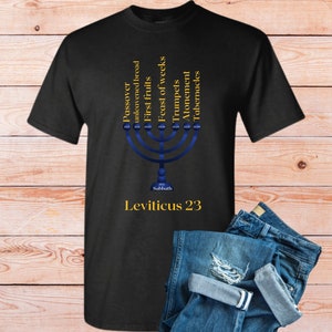 Menorah Bible Verse T Shirt Menorah Bible Verse T Shirt