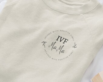 IVF Gift, ivf mama sweatshirt, IVF, IVF Sweatshirt, ivf shirt, ivf Mama, ivf pregnancy announcement, ivf dad, ivf socks, ivf mom shirt