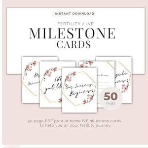 FIV, cartes d'étape de la FIV, cadeau FIV, voyage FIV, cartes FIV, journal FIV, arc-en-ciel FIV, maman FIV, cartes de voyage FIV, traitement de fertilité, ICSI