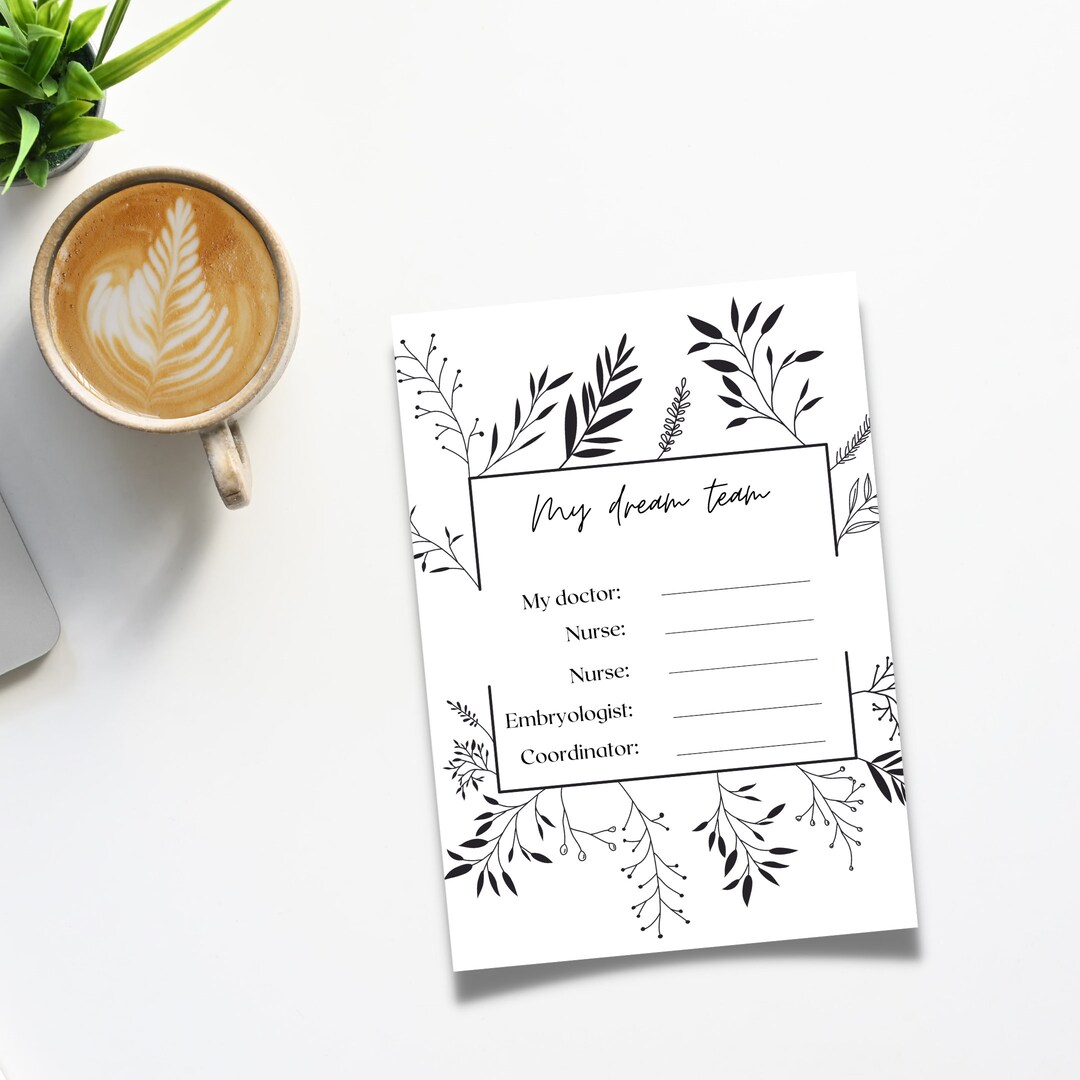 IVF Milestone Cards: Fertility Journey Journal (digital Download