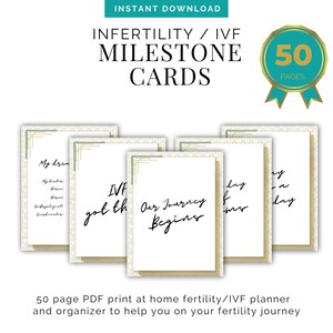 FIV, cartes d'étape de la FIV, cadeau FIV, voyage FIV, cartes FIV, journal FIV, arc-en-ciel FIV, maman FIV, cartes de voyage FIV, traitement de fertilité, ICSI