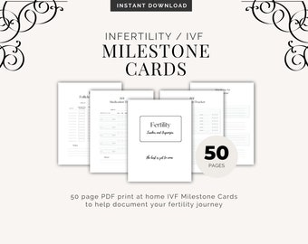 IVF, ivf milestone cards, ivf gift, ivf journey, ivf cards, ivf journal, ivf rainbow, IVF mama, ivf journey cards, fertility treatment, icsi