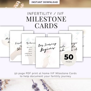 FIV, cartes d'étape de la FIV, cadeau FIV, voyage FIV, cartes FIV, journal FIV, arc-en-ciel FIV, maman FIV, cartes de voyage FIV, traitement de fertilité, ICSI