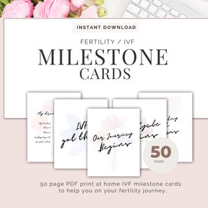 FIV, cartes d'étape de la FIV, cadeau FIV, voyage FIV, cartes FIV, journal FIV, arc-en-ciel FIV, maman FIV, cartes de voyage FIV, traitement de fertilité, ICSI
