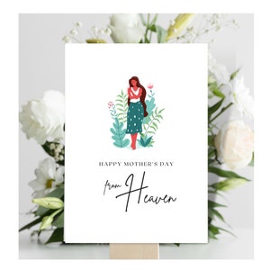 Tarjeta del día de la madre, tarjeta digital del día de la madre, madre de fiv, aborto espontáneo, pérdida de niños, parto prematuro, pérdida infantil, infertilidad, mamá, día de la madre