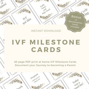 FIV, cartes d'étape de la FIV, cadeau FIV, voyage FIV, cartes FIV, journal FIV, arc-en-ciel FIV, maman FIV, cartes de voyage FIV, infertilité, cadeaux FIV