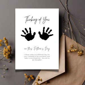 Tarjeta del día del padre, tarjeta digital del día del padre, fiviente, aborto espontáneo, pérdida de hijos, parto prematuro, pérdida infantil, infertilidad, papá, día del padre