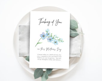 Mothers day card, bereaved mother, digital mothers day card, ivf mom, miscarriage, child loss, premature labor, infant loss, mothers day