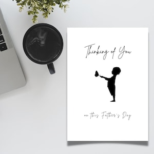 Tarjeta del día del padre, tarjeta digital del día del padre, fiviente, aborto espontáneo, pérdida de hijos, parto prematuro, pérdida infantil, infertilidad, papá, día del padre