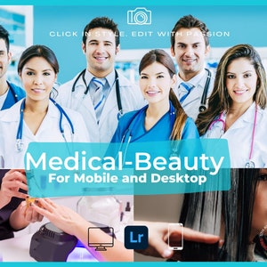 9+62* Beauty presets Lightroom for businesses such as Wellness salons, Nail salons, Hair salons, Makeup artists, and spas. Portrait Presets