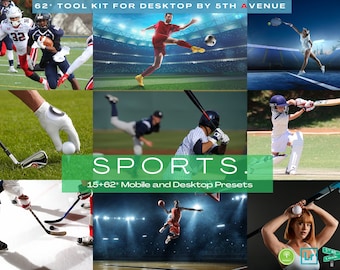 15+62* Sports presets Lightroom: Sport Preset | Presets For Athletes | Gym Presets | And Instagram Influencers | Baseball Presets