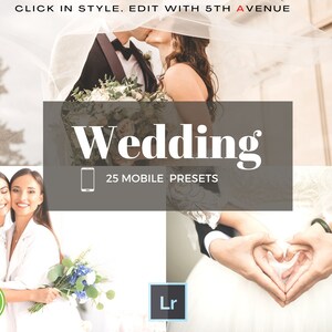 25 Wedding  Lightroom original presets for mobile. Portrait Presets, Perfect Valentine gift, Free presets, Mobile presets.