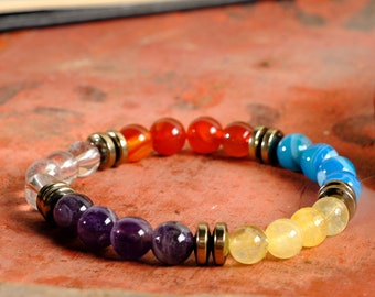 Lejonet stjärntecken pärlarmband, Lejonet sommarstjärnteckensmycken, Lejonet stjärnteckengåva, Lejonet kristall fint armband, Horoskoparmband, Astrologismycken