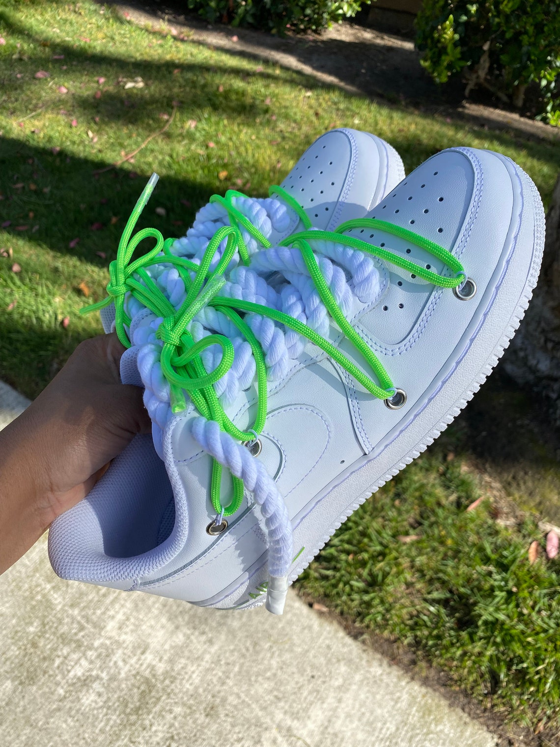 custom white air forces