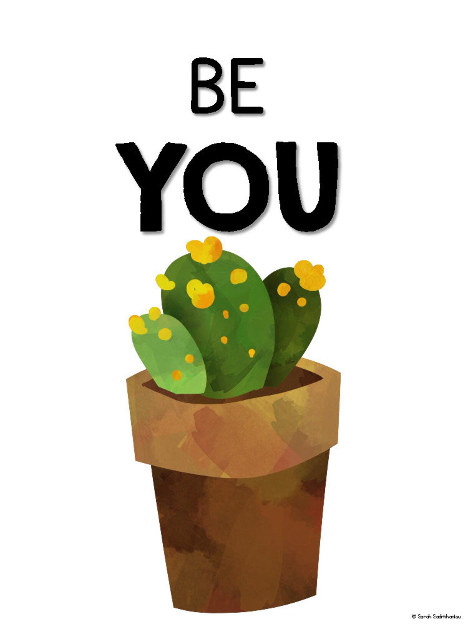 Cactus Cacti Theme Motivational Posters Classroom Decor - Etsy