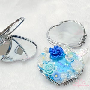 Decoden Blank Compact Metal Mirror for Decoden Projects,Decoden art, Jewelry art, DIY Projects