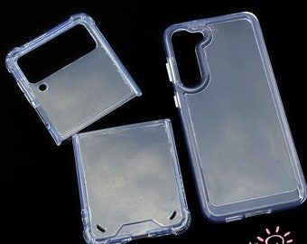Samsung Phone case Decoden blank, Clear phone case for z flip Samsung, Samsung phone case for diy projects, samsung models